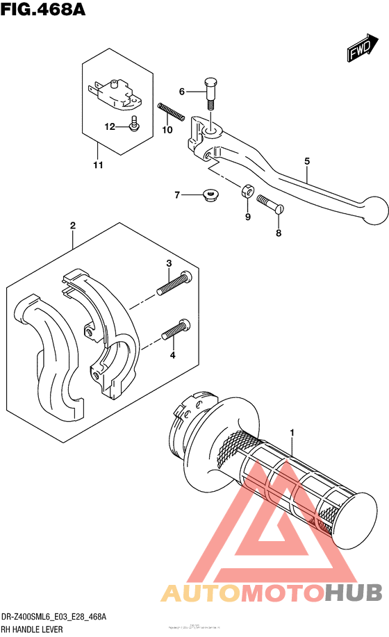 Rh Handle Lever