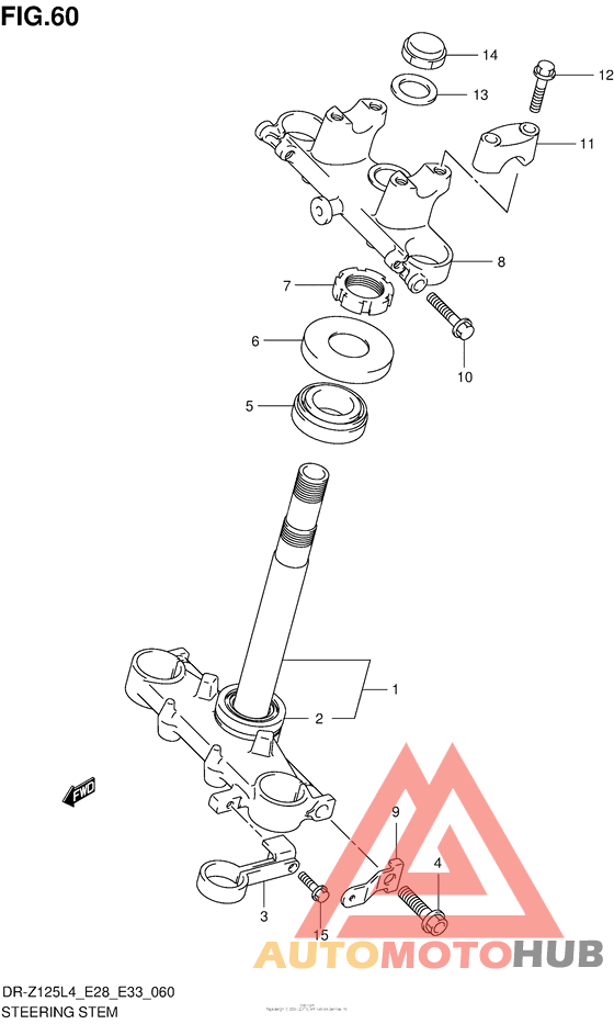 Steering Stem (Dr-Z125Ll4 E28)