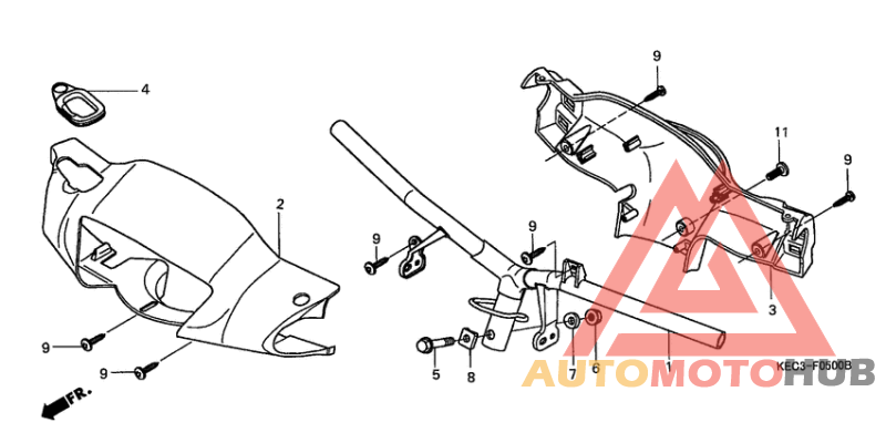 Handle pipe/handle cover