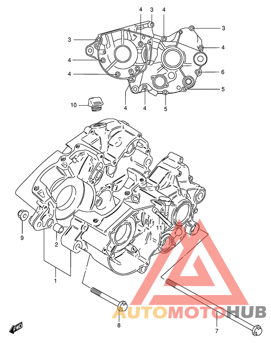 Картер двигателя