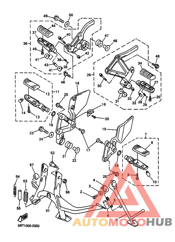 Support & repose pied