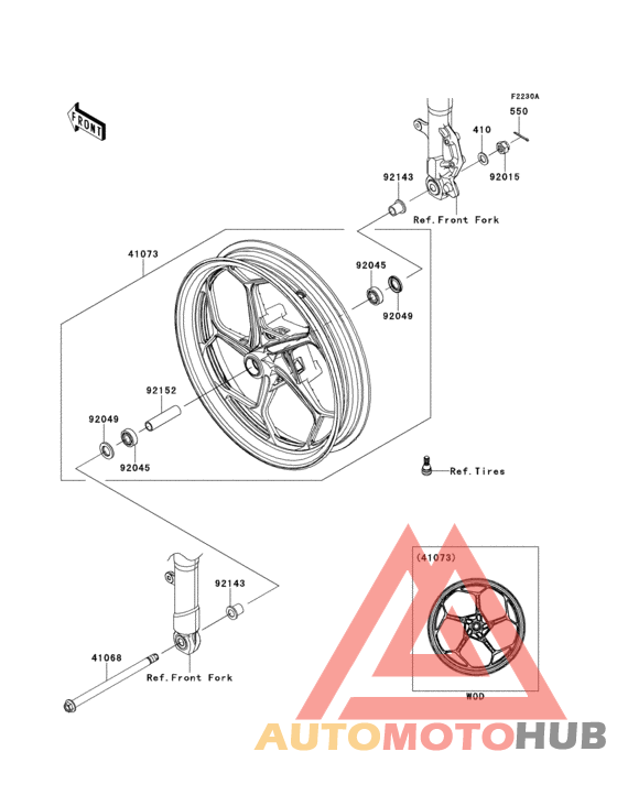 Front hub(befa)
