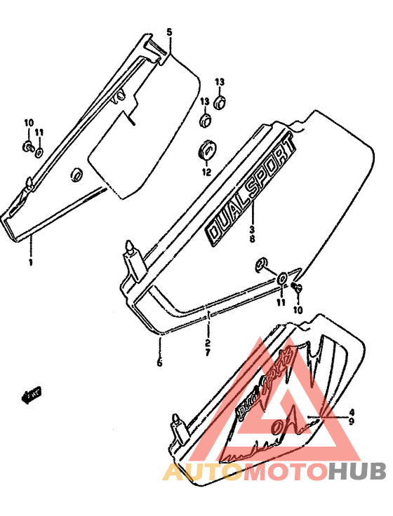 Обтекатель задний