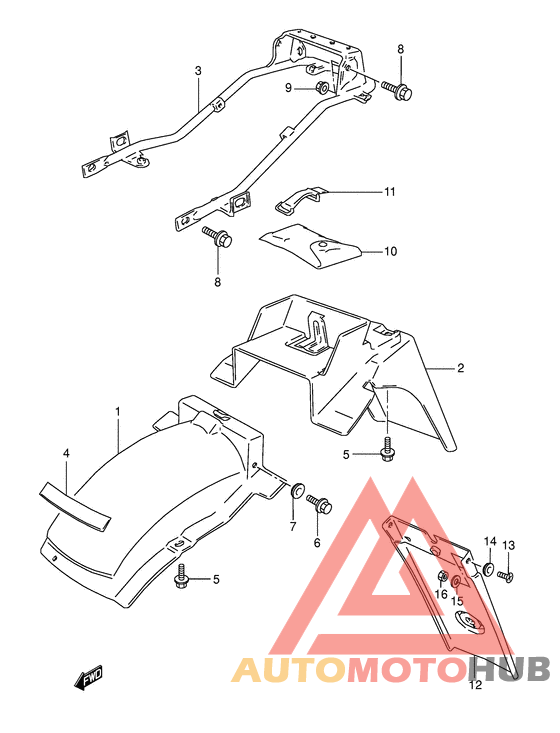 Заднее крыло