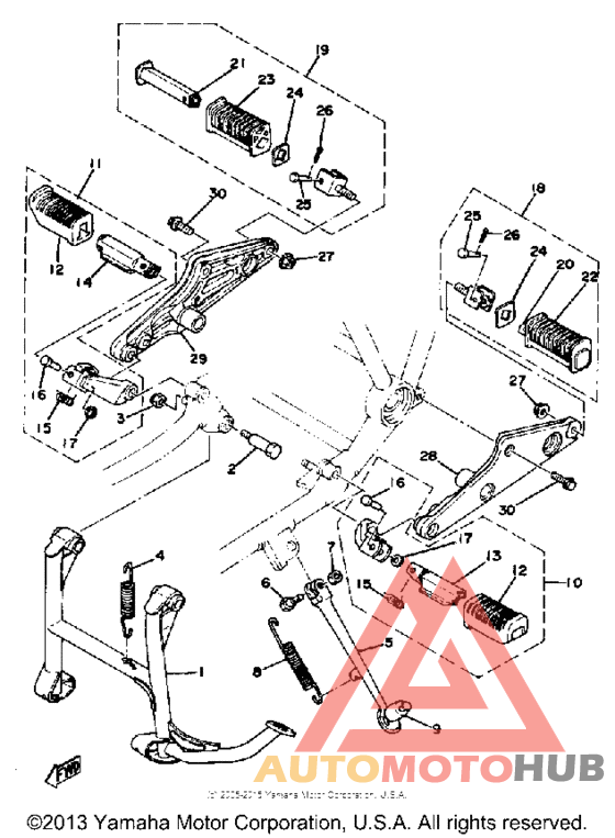 Stand - footrest