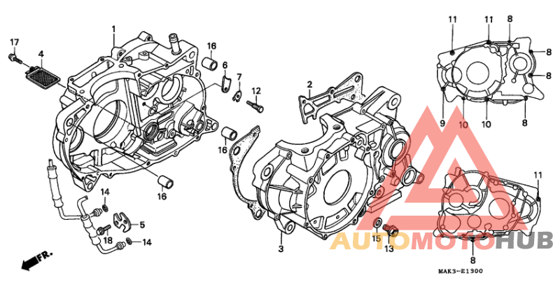 Картер двигателя