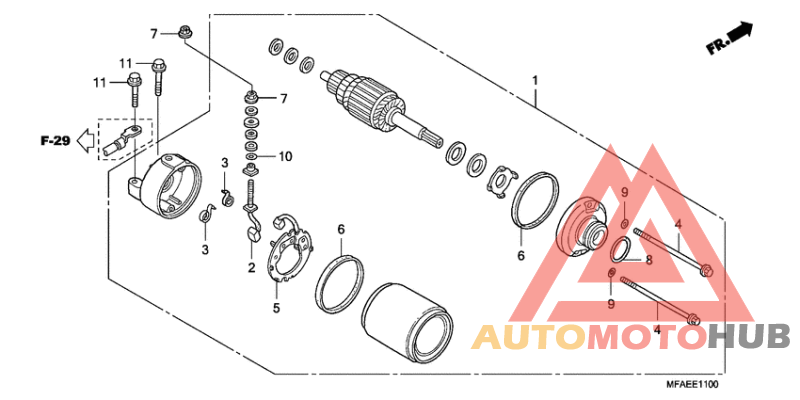 Стартерный мотор