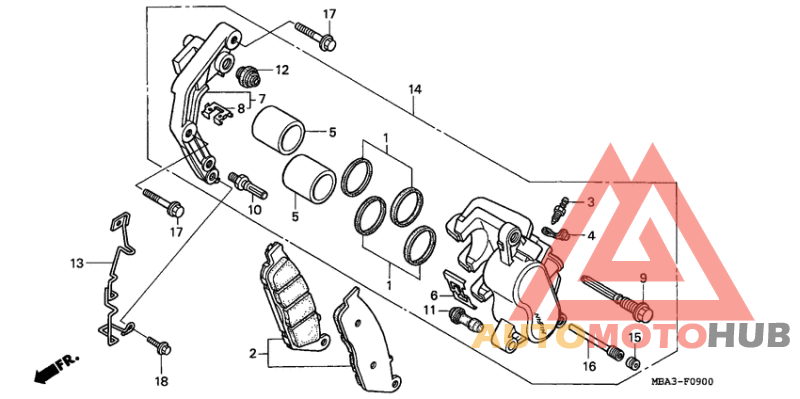 Передний суппорт