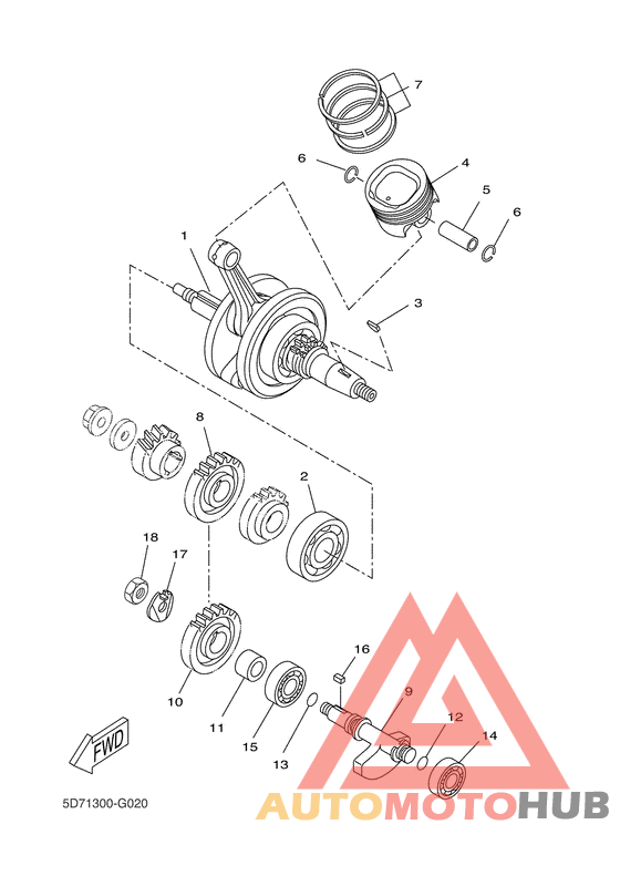 Crankshaft & piston