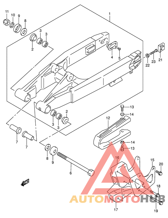 Маятник задний
