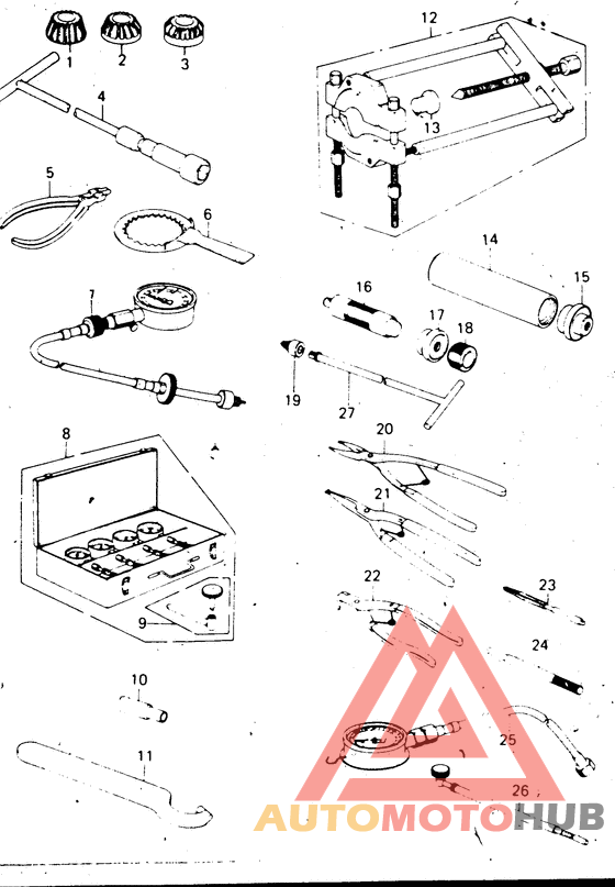 Special service tools "b"