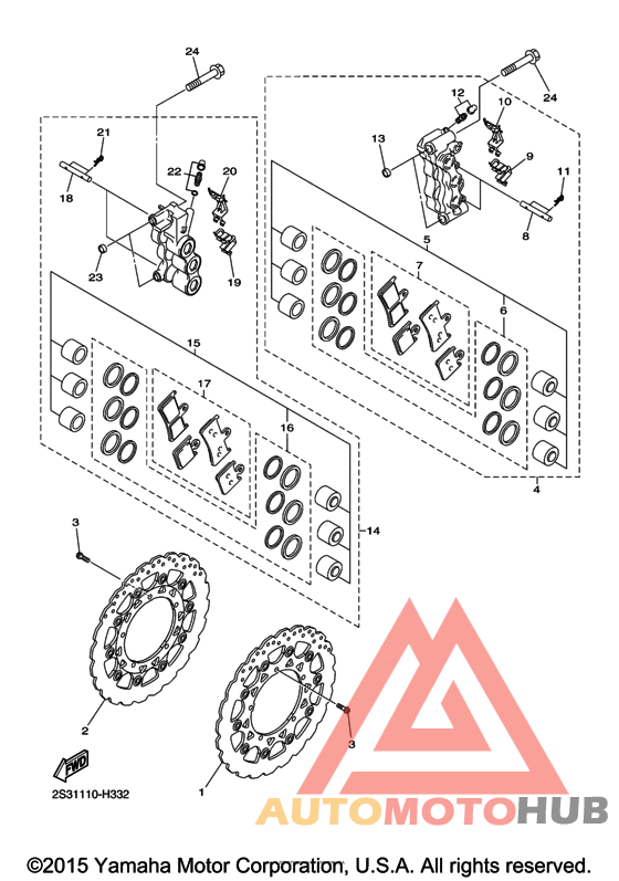 Передний суппорт