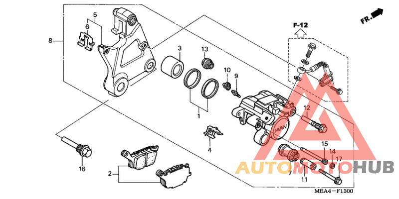 Задний суппорт