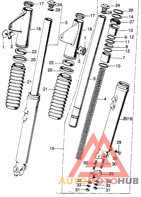 Передняя вилка