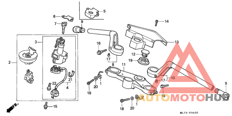 Handle pipe/top bridge