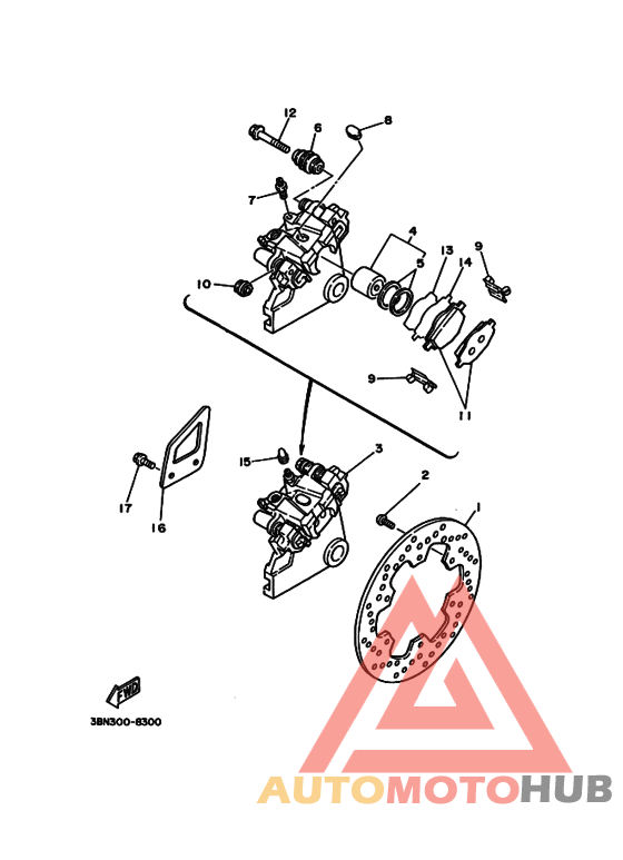 Задний суппорт
