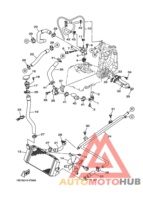 Радиатор и шланг