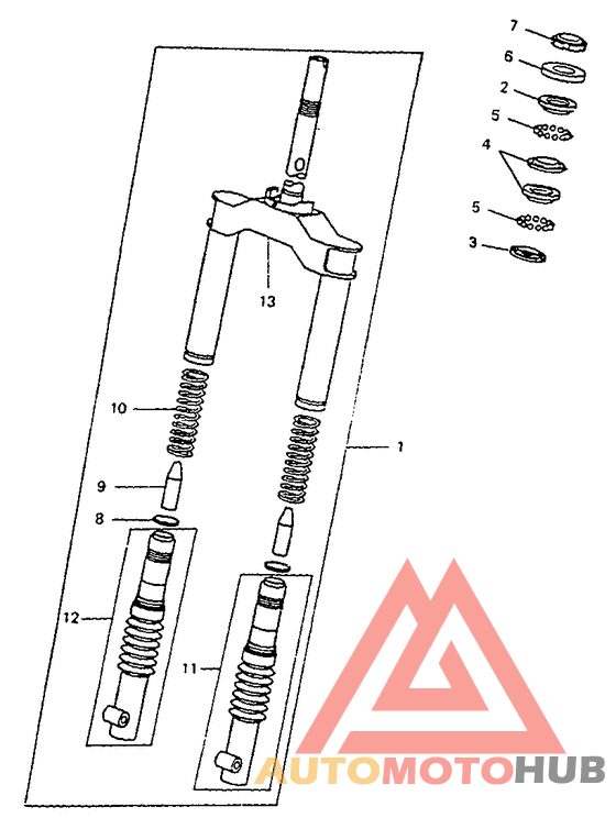Передняя вилка