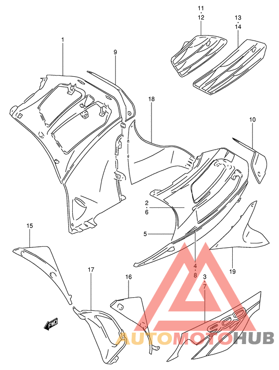 Under cowling body