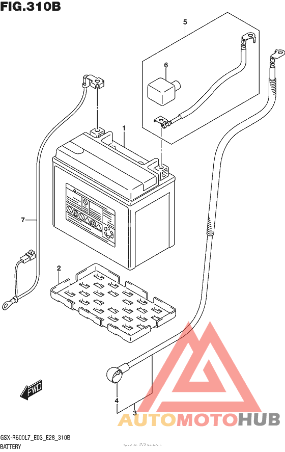 Battery (Gsx-R600L7 E28)