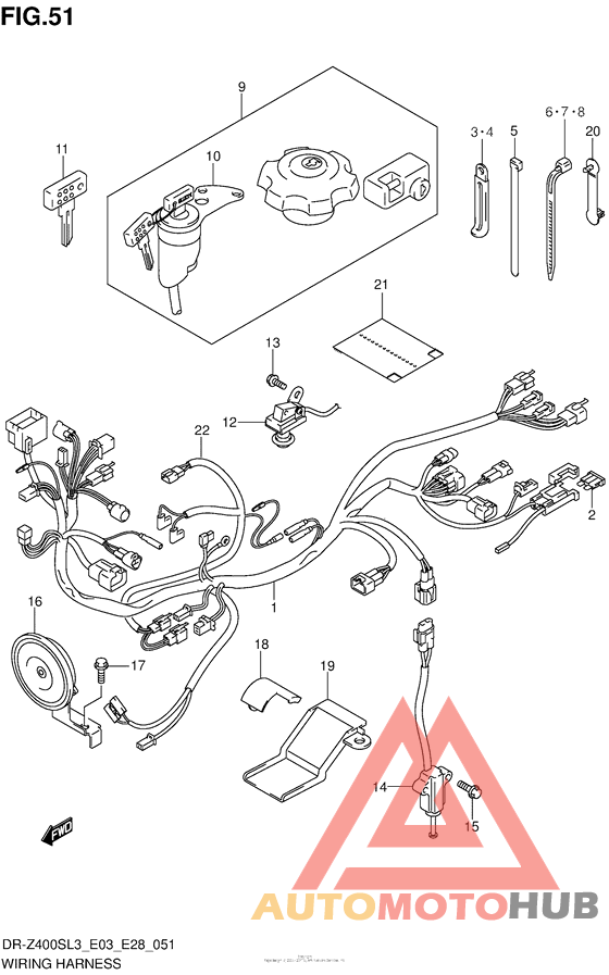 Wiring Harness (Dr-Z400Sl3 E33)