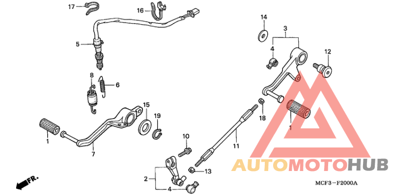Brake pedal assy
