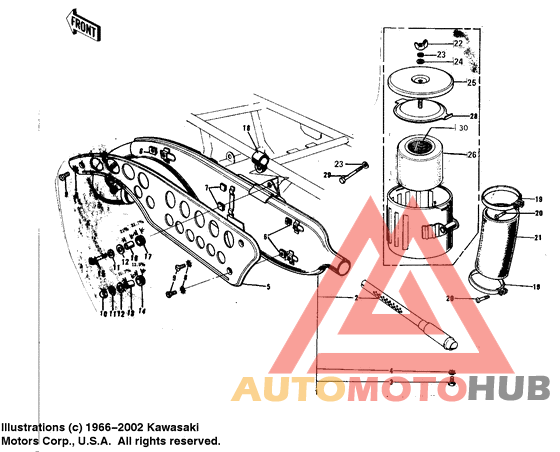 Air cleaner/muffler