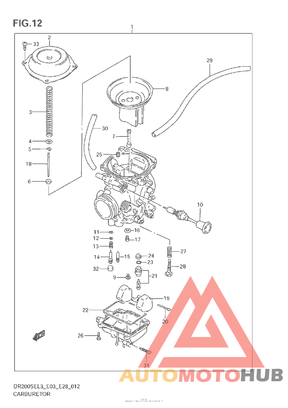 Carburetor (Dr200Sel3 E33)