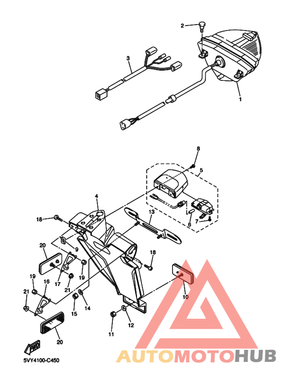 Taillight unit ass`y