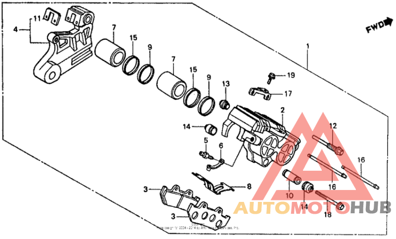 Задний суппорт