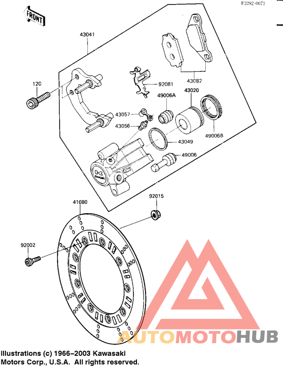 Передний суппорт