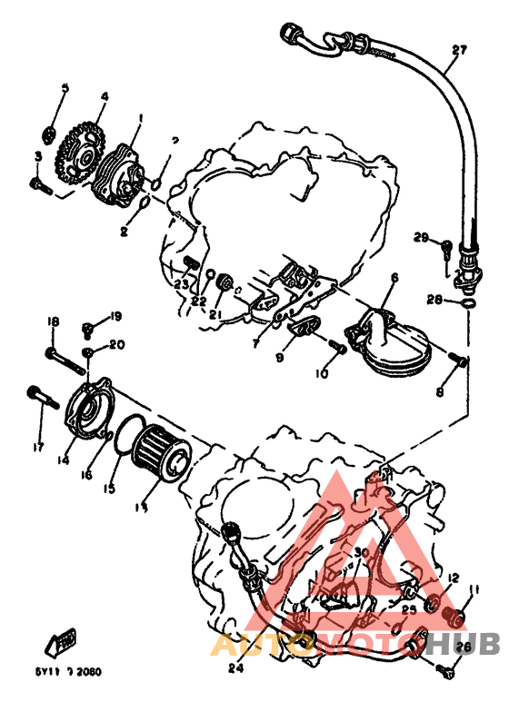 Oil pump. oil cleaner