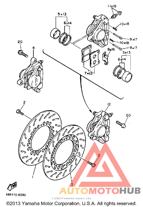Передний суппорт