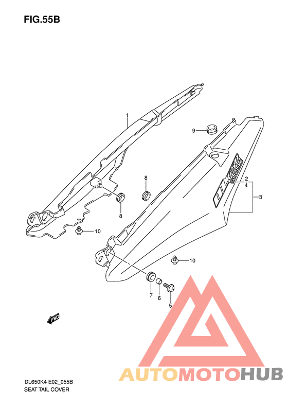 Обтекатель сидения
