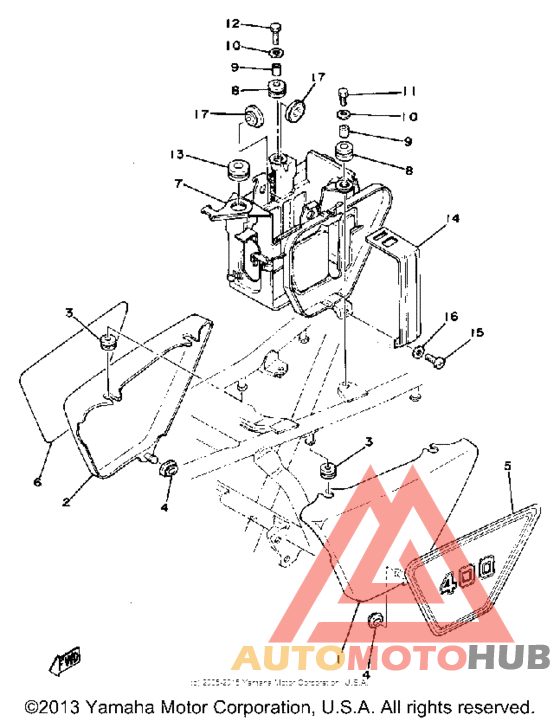 Side cover - battery box