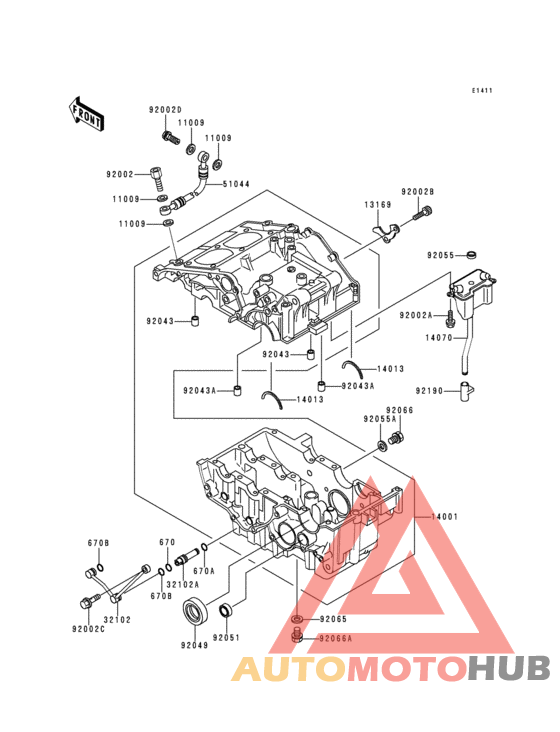 Картер двигателя