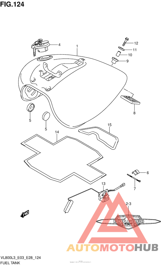 Fuel Tank (Vl800Cl3 E33)