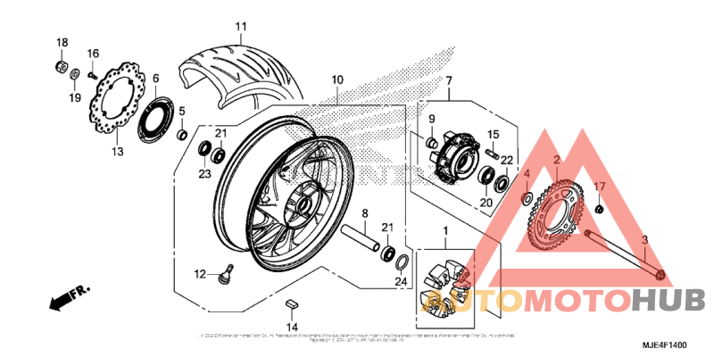 Переднее колесо