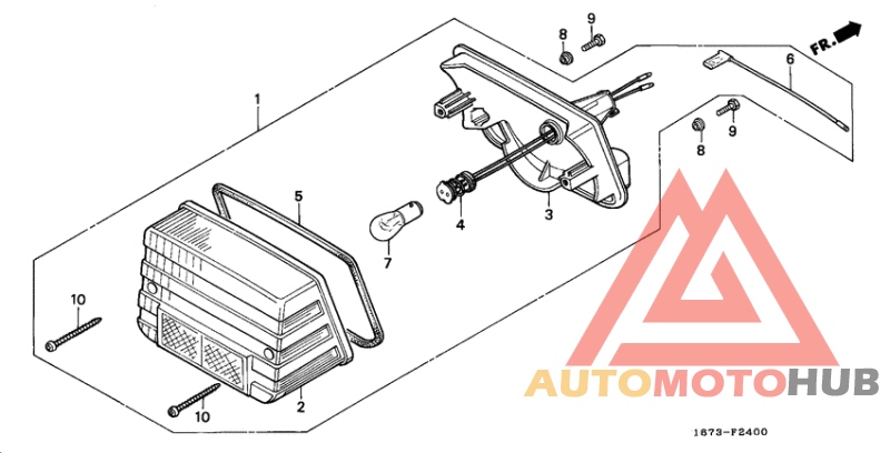 Taillight unit ass`y