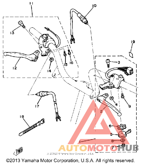 Handle switch - lever