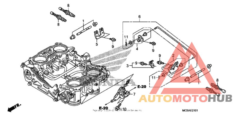Throttle body (component parts)