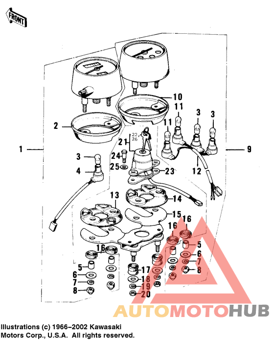 Meters/ignition switch