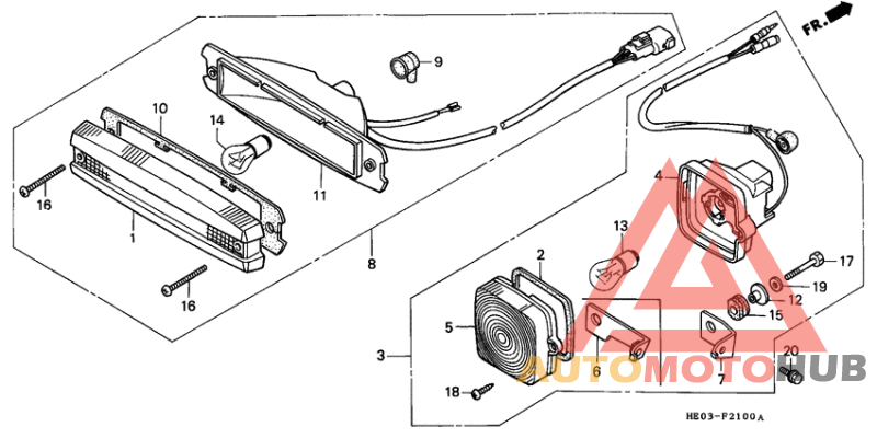 Taillight unit ass`y