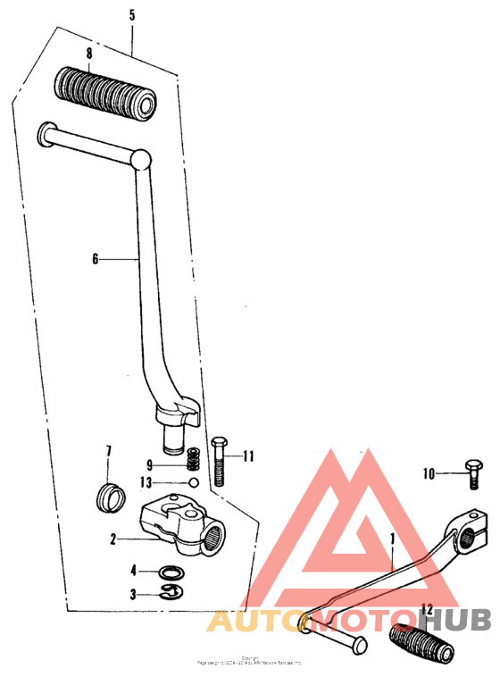 Kick arm + change pedal