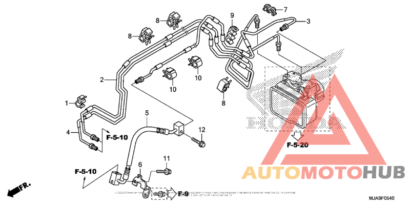Front Brake Pipe