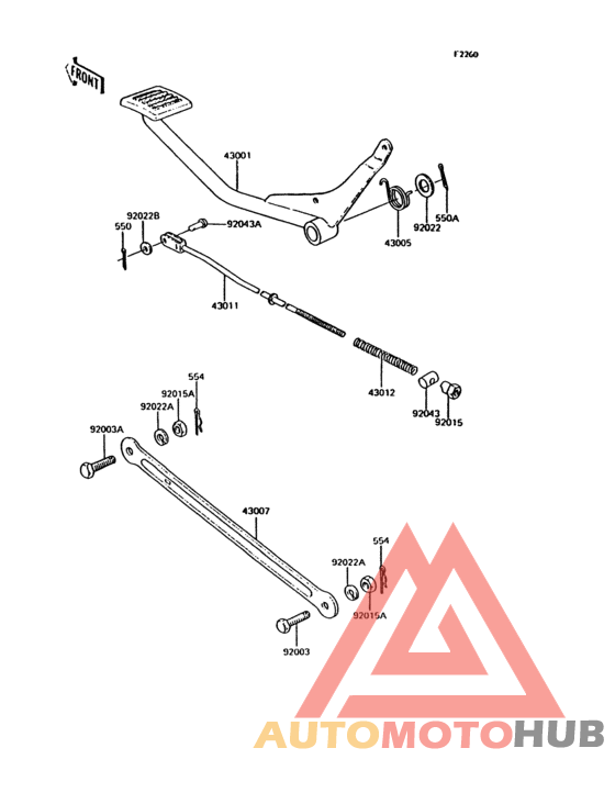 Педаль тормоза