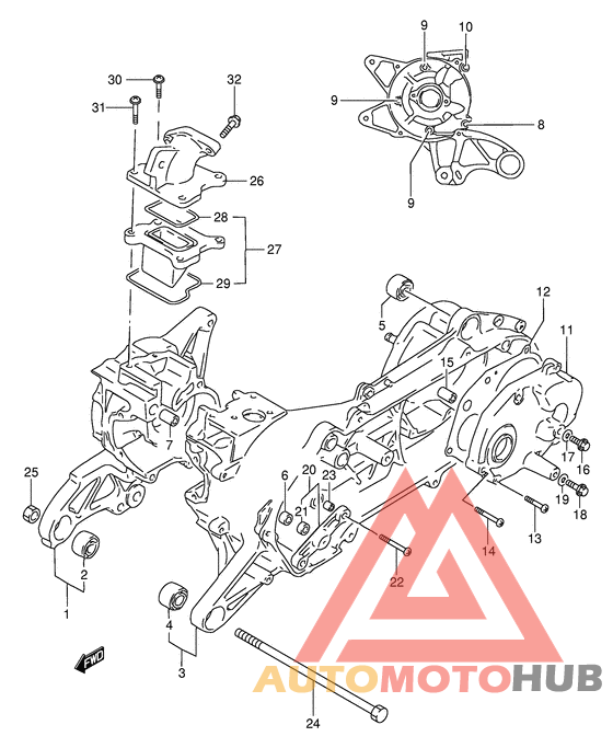 Картер двигателя