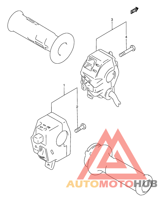 Рулевой переключатель