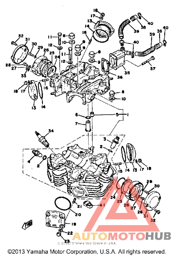 Cylinder head - cylinder head cover