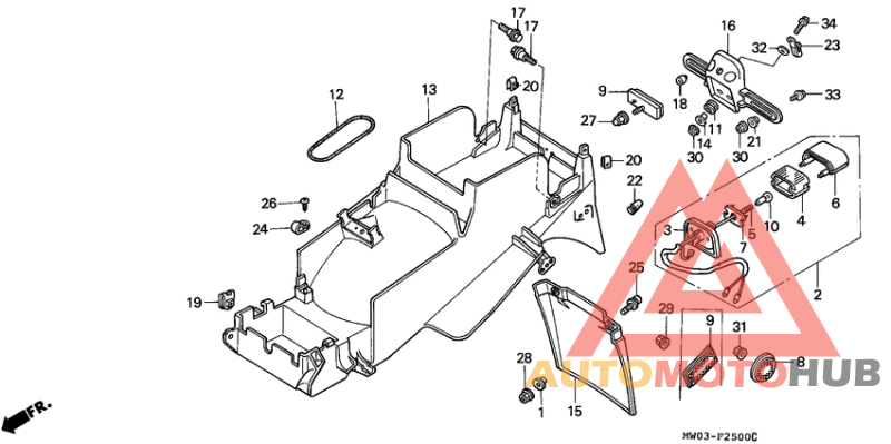 Заднее крыло